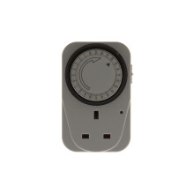 24 Hour Plug In Timer Switch - White
