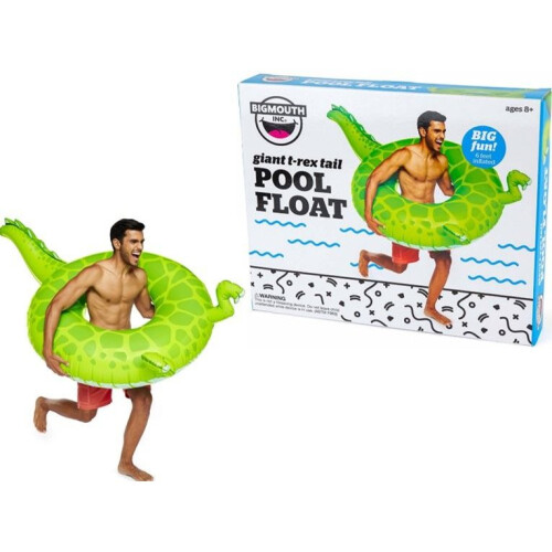 BigMouth Inflatable Giant T-Rex Tail Pool Float Swimming Pool Lounger ...