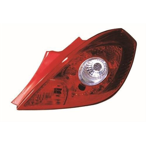 Vauxhall Corsa 3 Door Hatchback  2006-2011 Rear Lamp Red & Clear (Standard Models) Driver Side R