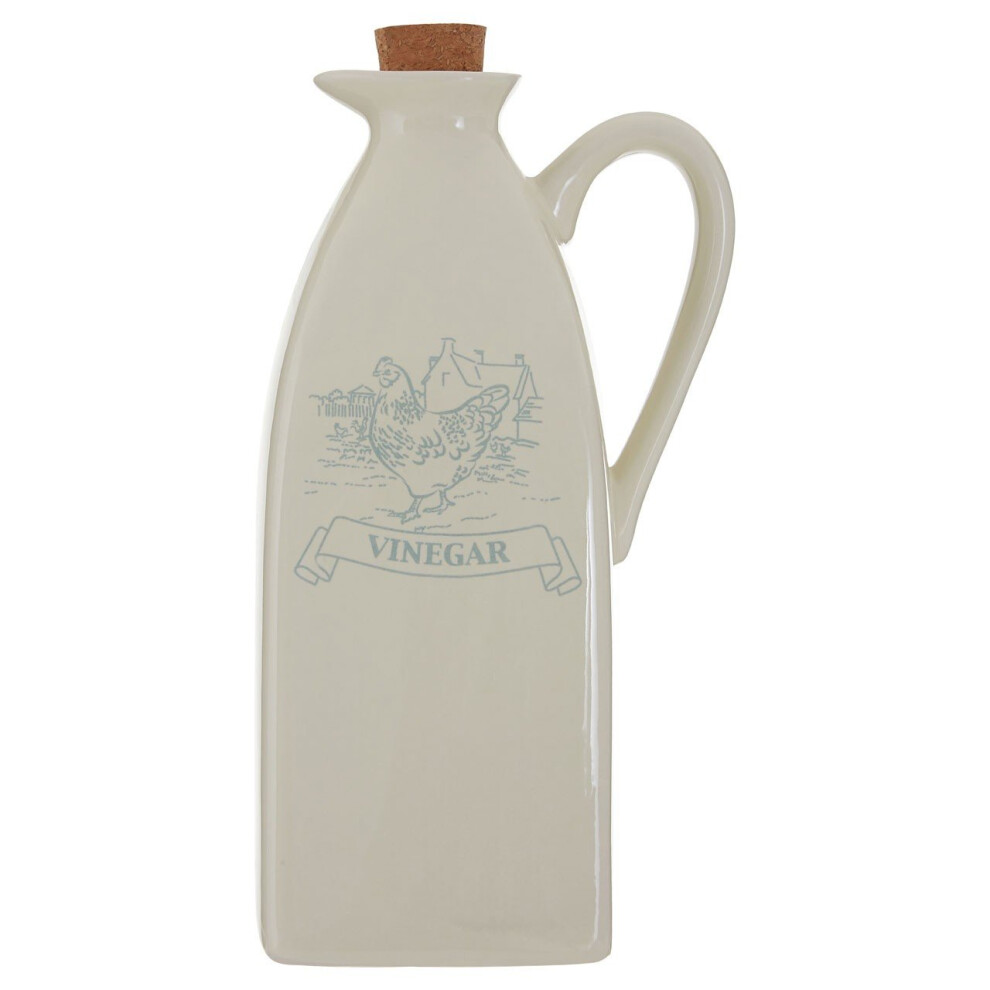 Country Kitchen Vinegar Jug - 510ml, Cream