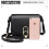 Miss Lulu (Black) Women Cross Body Messenger Shoulder Bag Handbag 6