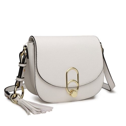 Miss Lulu (White) Miss Lulu Women Cross Body Messenger Shoulder Bag Handbag 1