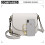 Miss Lulu (White) Women Cross Body Messenger Shoulder Bag Handbag 6