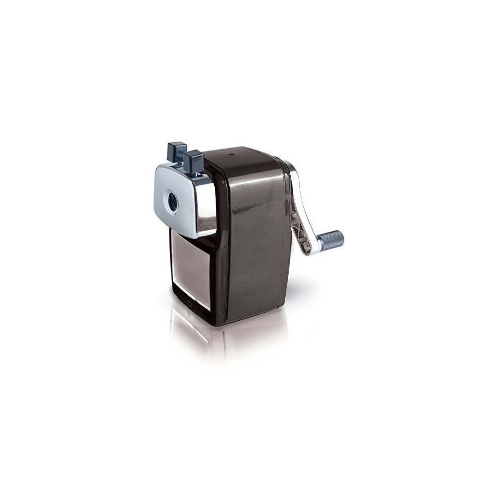 Helix Metal Desktop Sharpener for Standard and Jumbo Pencils (Assorted Colours)
