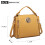 (Yellow) Stylish PU Leather Handbag Shoulder Bag 4