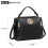 (Black) Stylish PU Leather Handbag Shoulder Bag 4