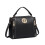 (Black) Stylish PU Leather Handbag Shoulder Bag 2