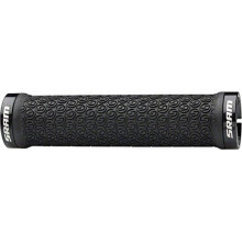 Sram Mtb Locking Grips With Two Clamps And End Plugs - Black
