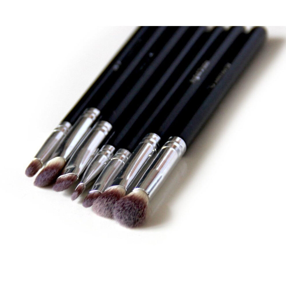 Lamora Beauty Make Up Brushes Eye Set - Eyeshadow Eyeliner Blending Crease Kit