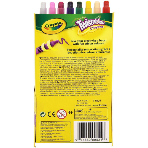Crayola Crayola 24 Mini Twistables Special Effect Crayons 1