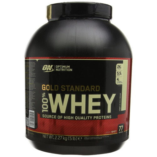Optimum Nutrition Optimum Nutrition, Gold Standard 100% Whey, Vanilleeis, 5 lb (2,26 kg)