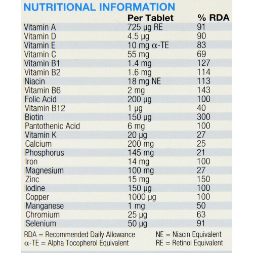 Sanatogen A-Z Complete Multivitamin One A Day - 90 Tablets 1