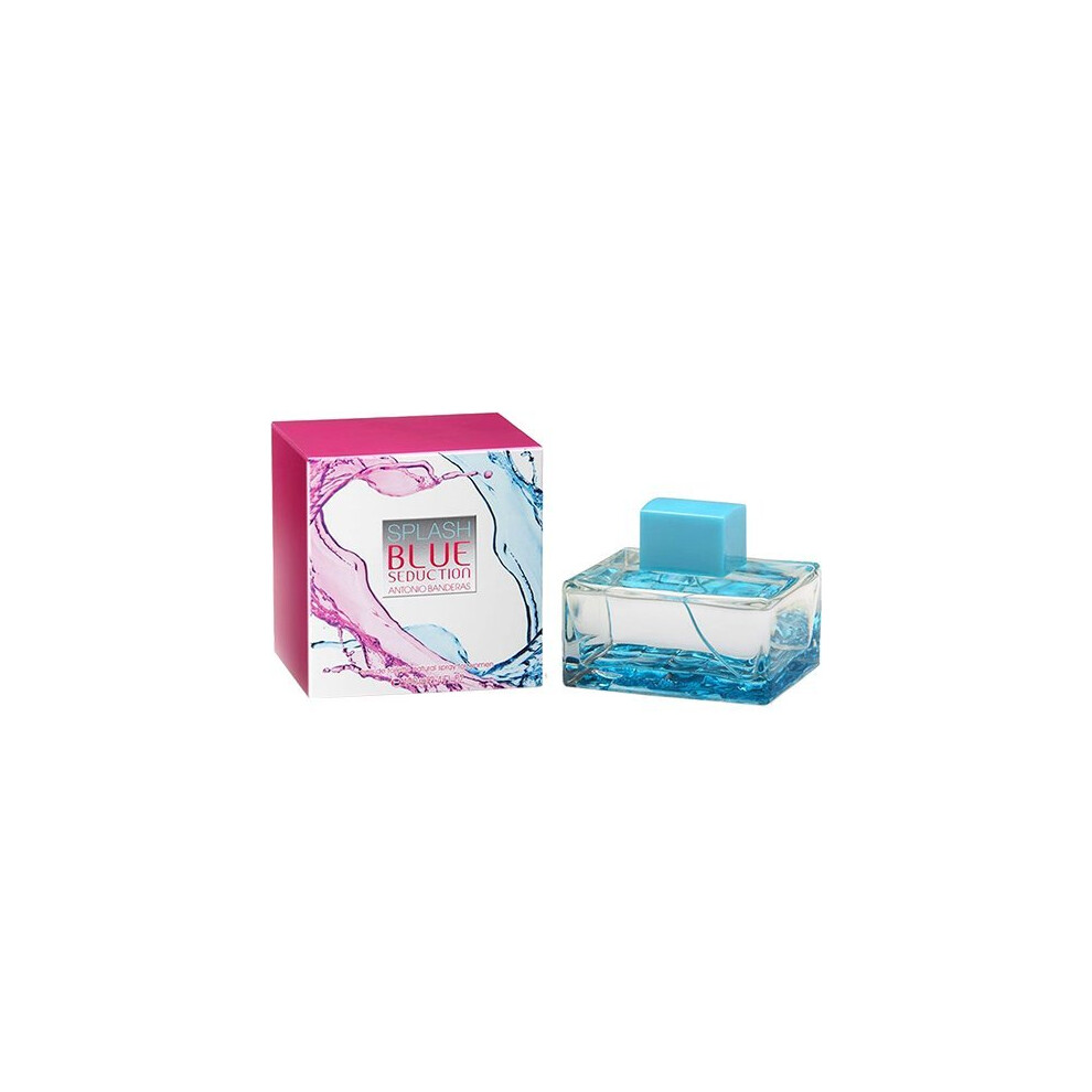 Antonio Banderas Blue Seduction Splash Women Eau De Toilette Spray, 3.4 Ounce