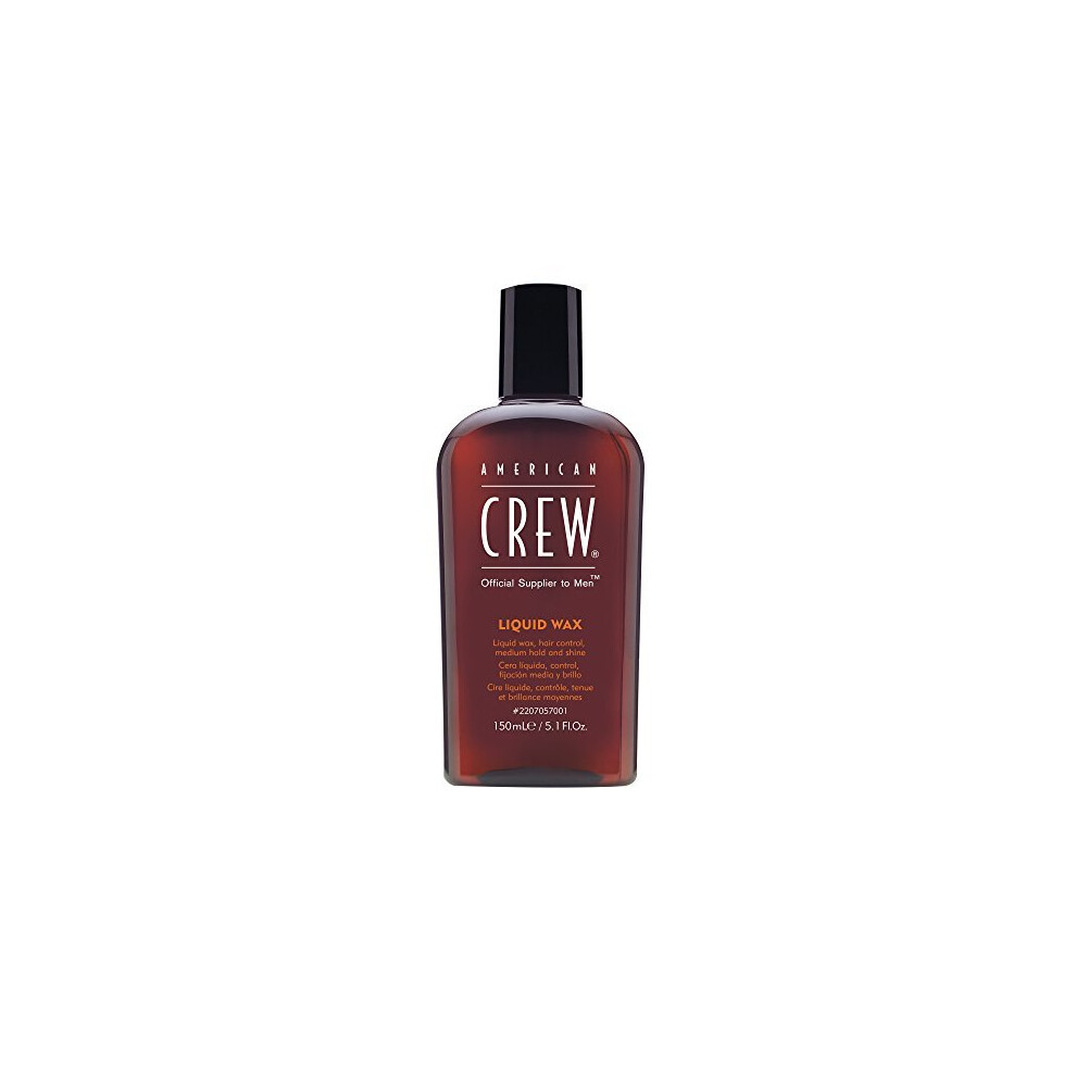 American Crew Liquid Wax, 5.1 Fluid Ounce - Versatile Styling Liquid with Wax-like Hold and Natural Finish