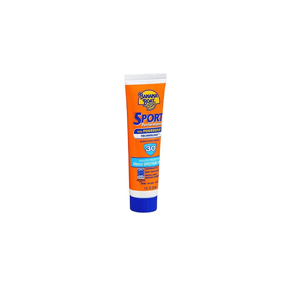 Banana Boat Sport Performance Sunscreen Lotion 30 Spf 1 oz