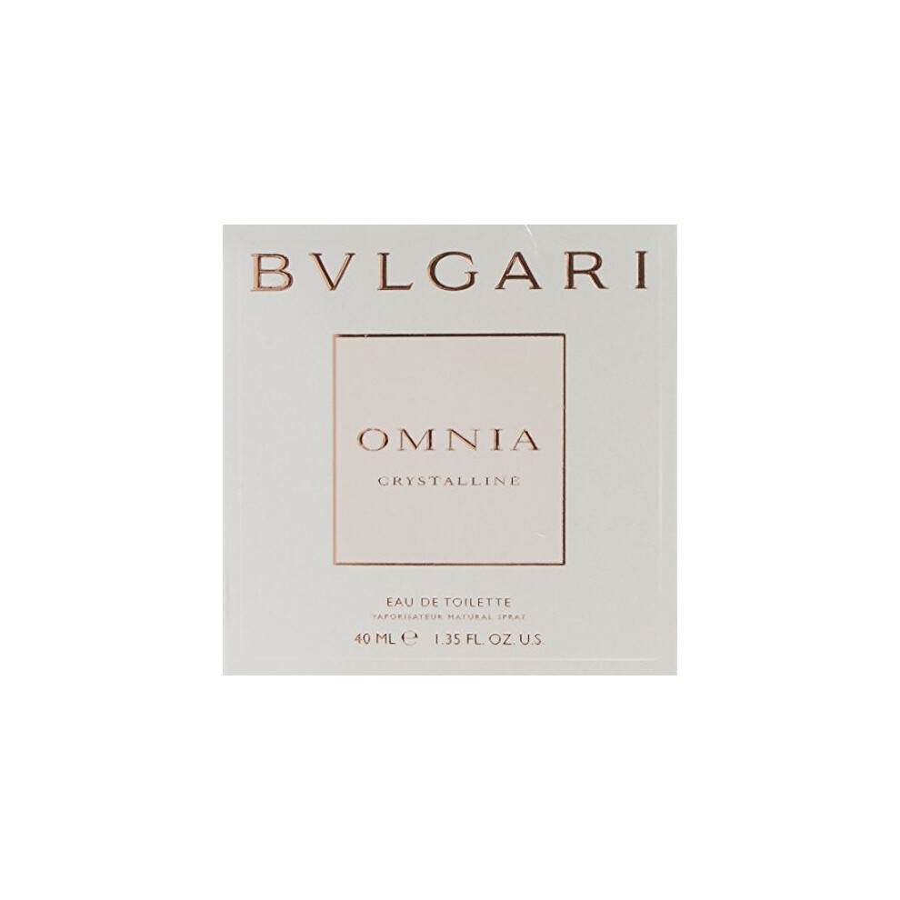 Bulgari Womens Omnia Crystalline Eau de Toilette Spray, 1.35 fl. oz.