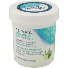 Almay Langdurige & Waterdichte Oogmake-up Remover Pads, 80 Stuks