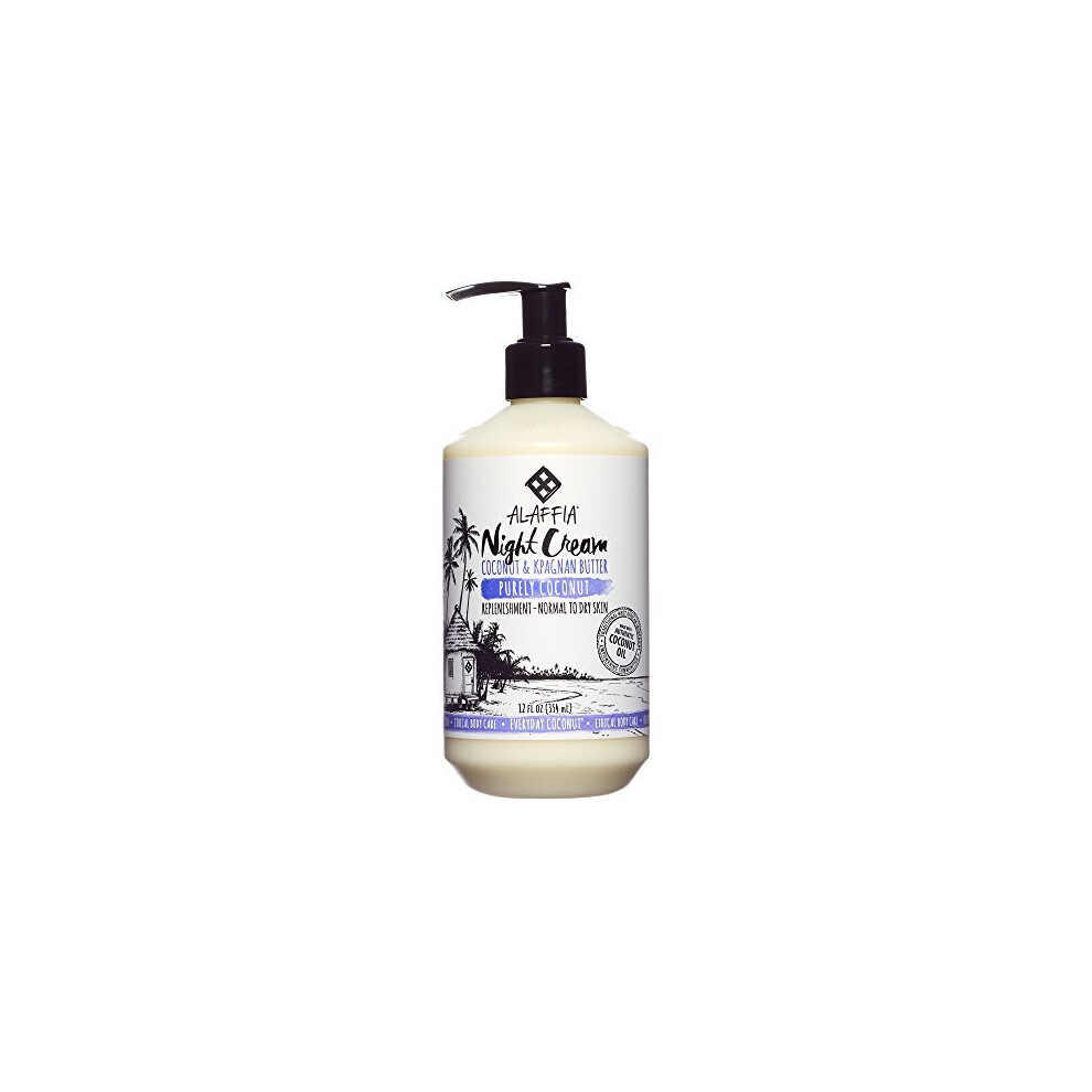Alaffia Everyday Coconut Face Cream Hautpflege Mit Nativem Kokosnussl, Feuchtigkeitsspender Fr Festigkeit Und Elastizitt, Hilft, Das Auftreten-image