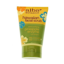 ALBA BOTANICA FACIAL SCRUB,PNAPL ENZYME, 4 OZ
