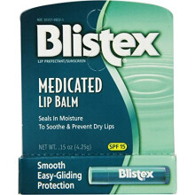 Blistex, Medizinischer Lippen-Schutz/Sonnenschutz, LSF 15, Minze, 0,15 oz (4,25 g)