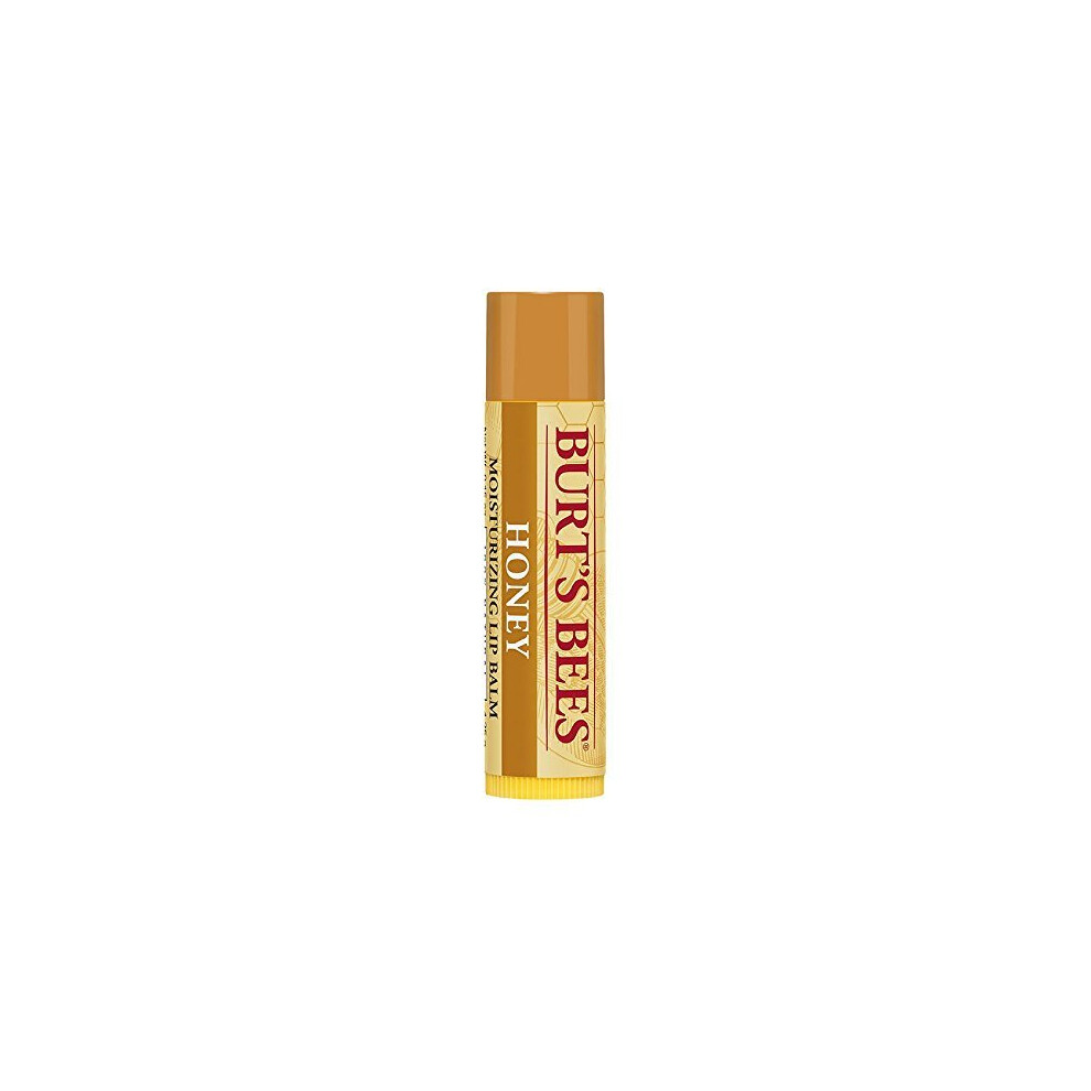 Burts Bees Honey Moisturizing Lip Balm 0.15 oz (Pack of 4)