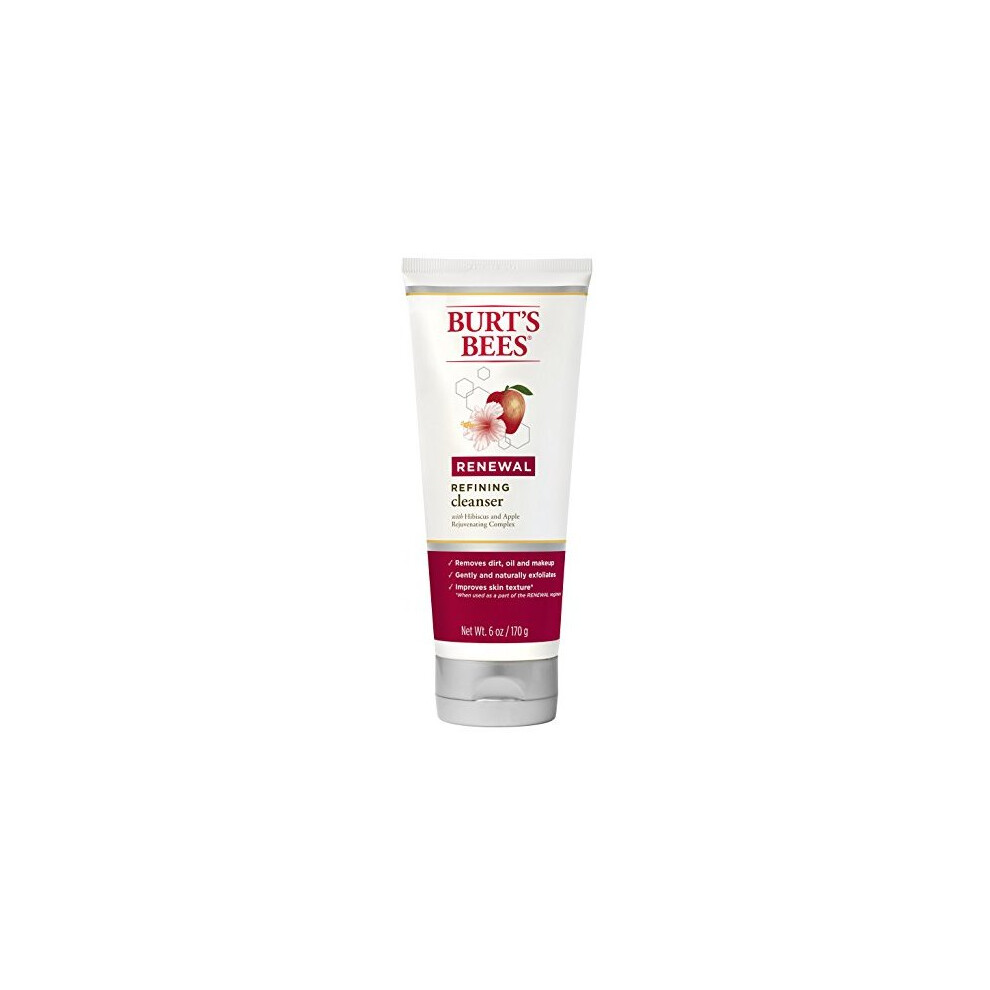 Burts Bees Renewal Refining Cleanser, 6 oz