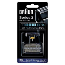 Braun 5000/6000FC- XP 31B Flex Integral Folien-/Schneideblock-Ersatzpackung, Schwarz