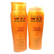 Champϊ en crema hidratante Cantu de 13,5 oz y acondicionador de enjuague hidratante de 13,5 oz