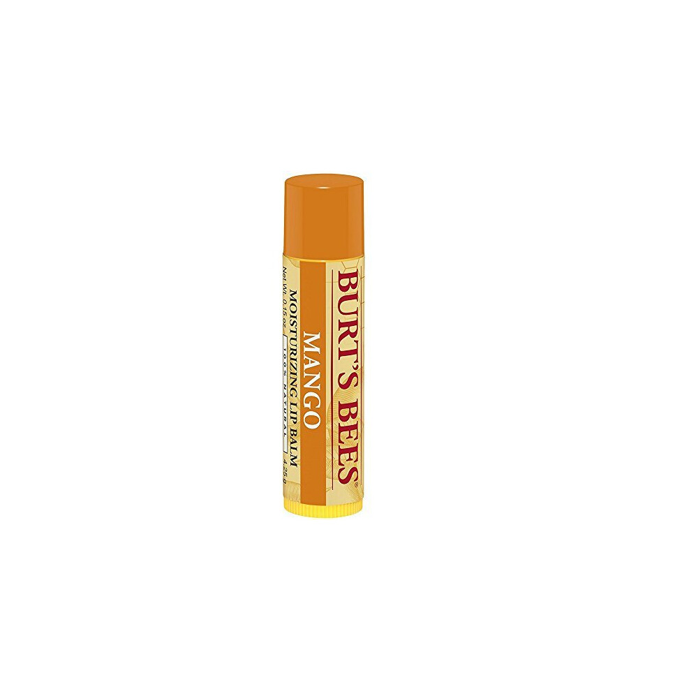 Burts Bees Nourishing Lip Balm, Mango Butter 0.15 oz (Pack of 2)