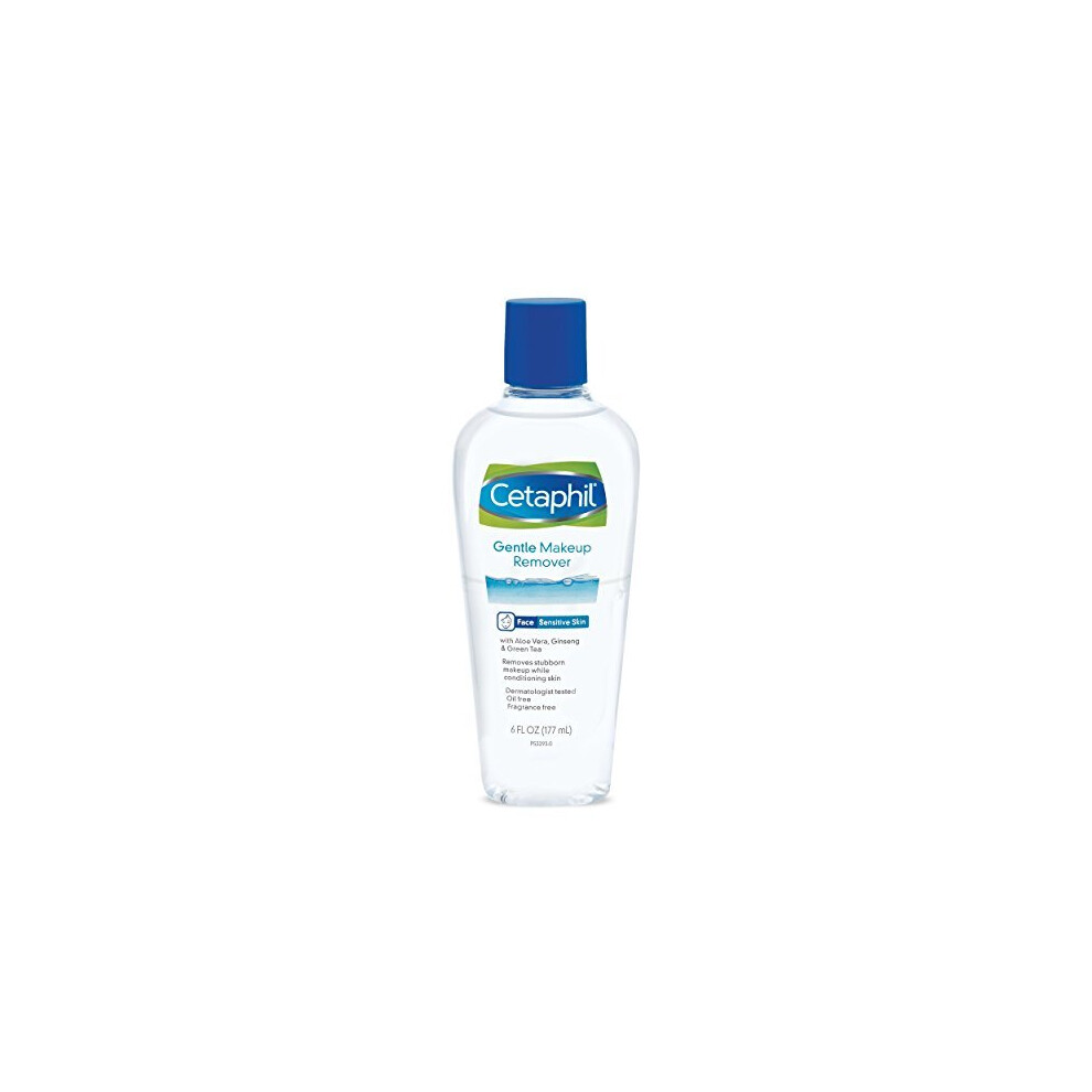 Cetaphil Gentle Waterproof Makeup Remover, 6.0 Fluid Ounce