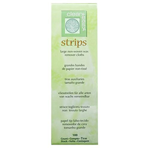 Clean Plus Easy Large Leg Cloth Strips, 100 Count