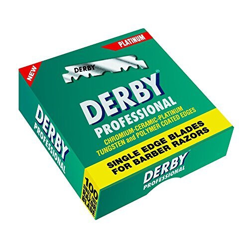 Derby Derby Professional Single Edge Razor Blades, 100 Count