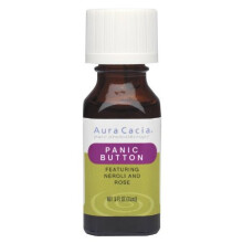 Aura Cacia, Reine Ätherische Öl Mischung, Panikknopf, 0,5 fl oz (15 ml)