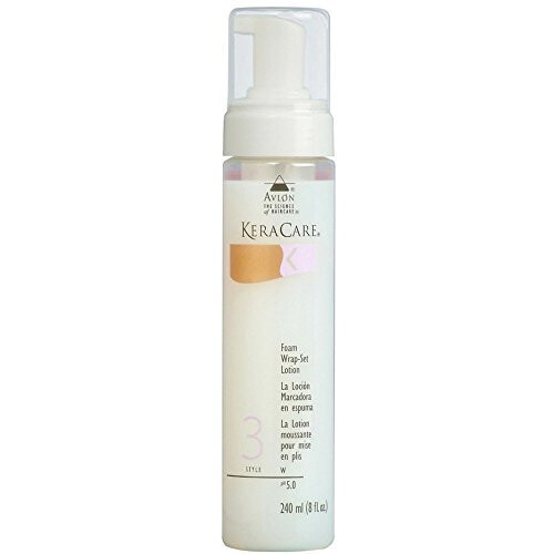 Avlon KeraCare Foam Wrap-Set Lotion, 236 ml