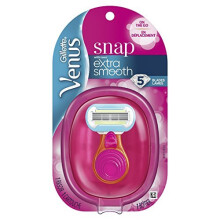 Gillette Venus Womens Snap with Embrace On The Go 5 Blade Razor
