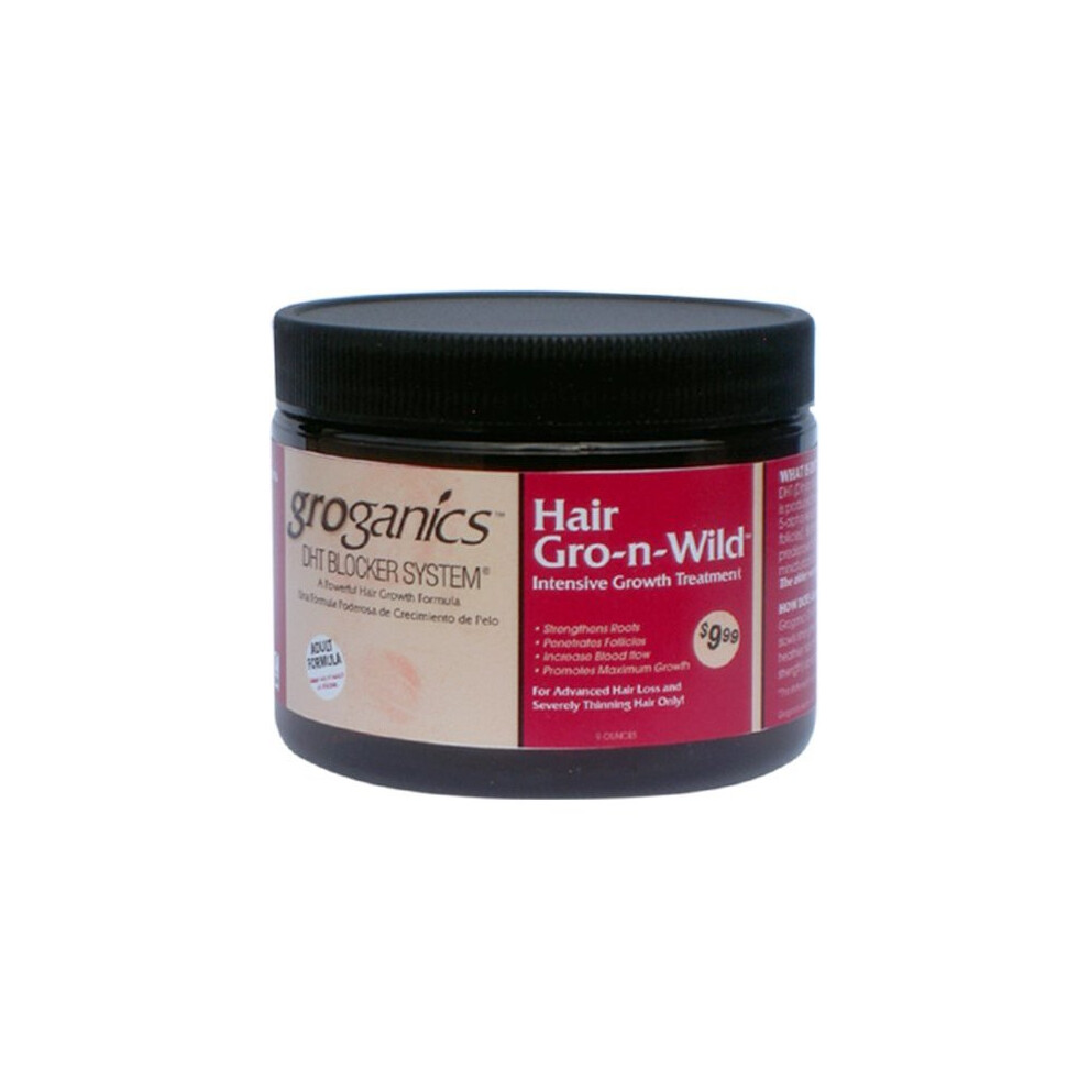 Groganics Hair Gro-N-Wild, 6 Ounce