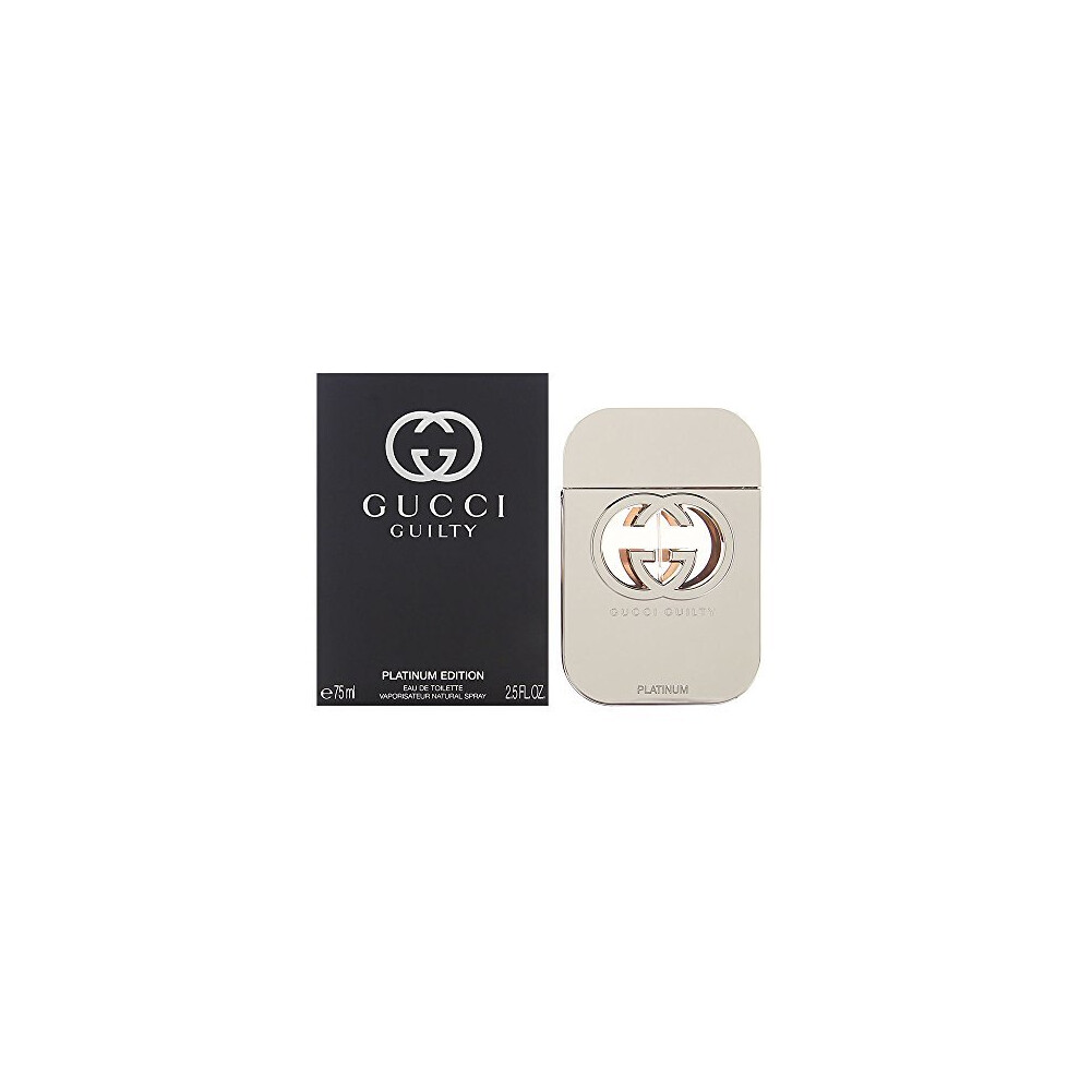 Gucci Guilty Platinum Edition Eau De Toilette Spray for Women, 2.5 Ounce