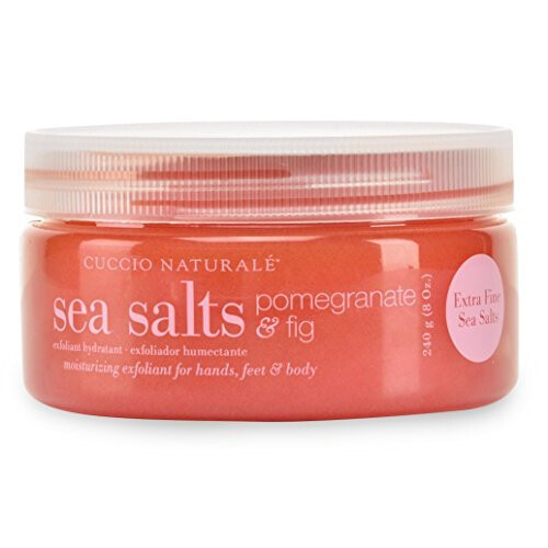 Cuccio Pomegranate and Fig Sea Salt, 8 Ounce