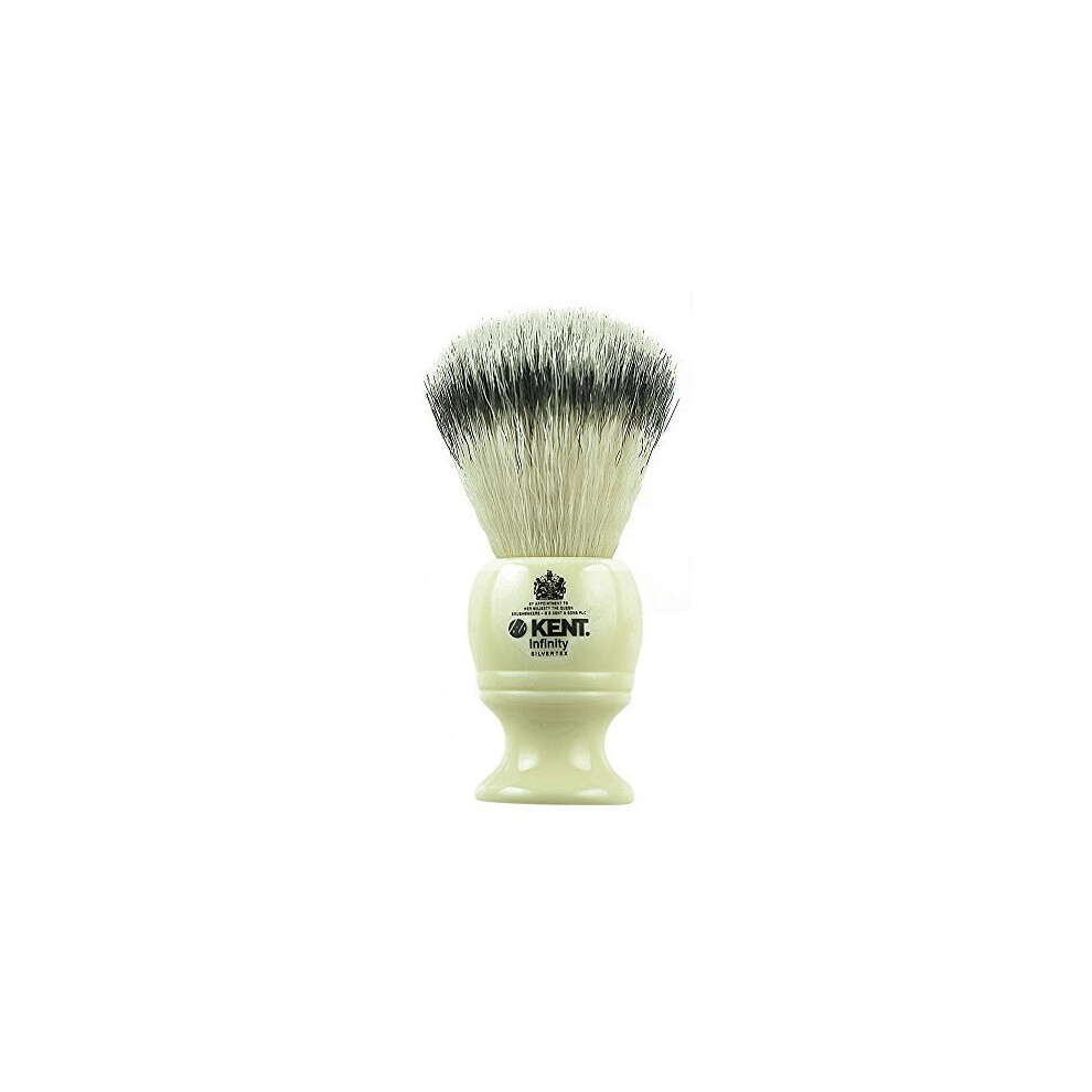 Kent INF1 Infinity Silvertex Soft Synthetic Bristle Shaving Brush