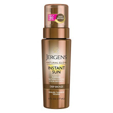 Jergens, Natural Glow, Instant Sun, Selbstbräunungs-Mousse, Dunkelbronze, 6 fl oz (177 ml)