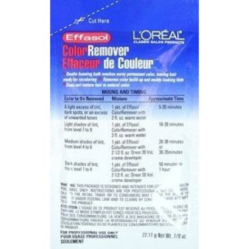 L’Oréal Paris LOREAL Effasol Color Remover 0.86oz/22.11g (Quantity: 1 Application) by LOreal