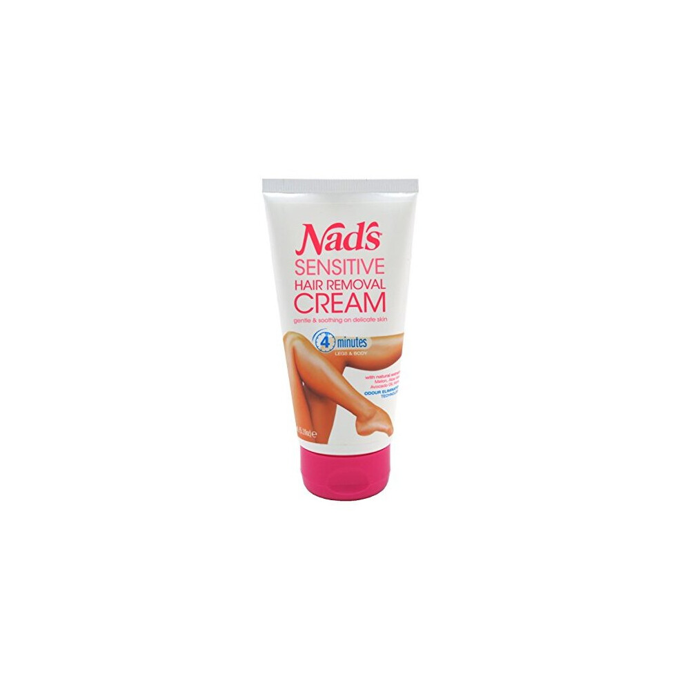Nads Hair Removal Cream Sensitive 5.1 Ounce Tube (150ml)