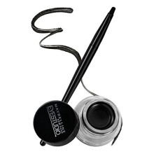 Maybelline New York Eye Studio Lasting Drama Gel Eyeliner, Blackest Black 950, 0.106 oz.