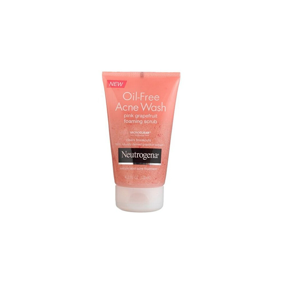 Neut Of Acne Wash Scrub G Size 4.2z Neutrogena Oil Free Acne Wash Pink Grapefruit Foaming Scrub 4.2z