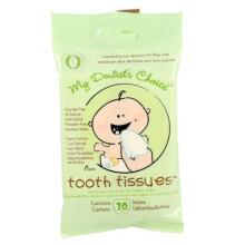 Tooth Tissues, My Dentist's Choice, Dental Wipes for Baby and Toddler Smiles, 30 Wipes