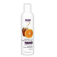 Maintenant, Solutions Foods Solutions Vitamine C et Manuka Honey Gel Nettoyer Le syst me d' claircissement favorise une peau d'aspect sain de 8 o