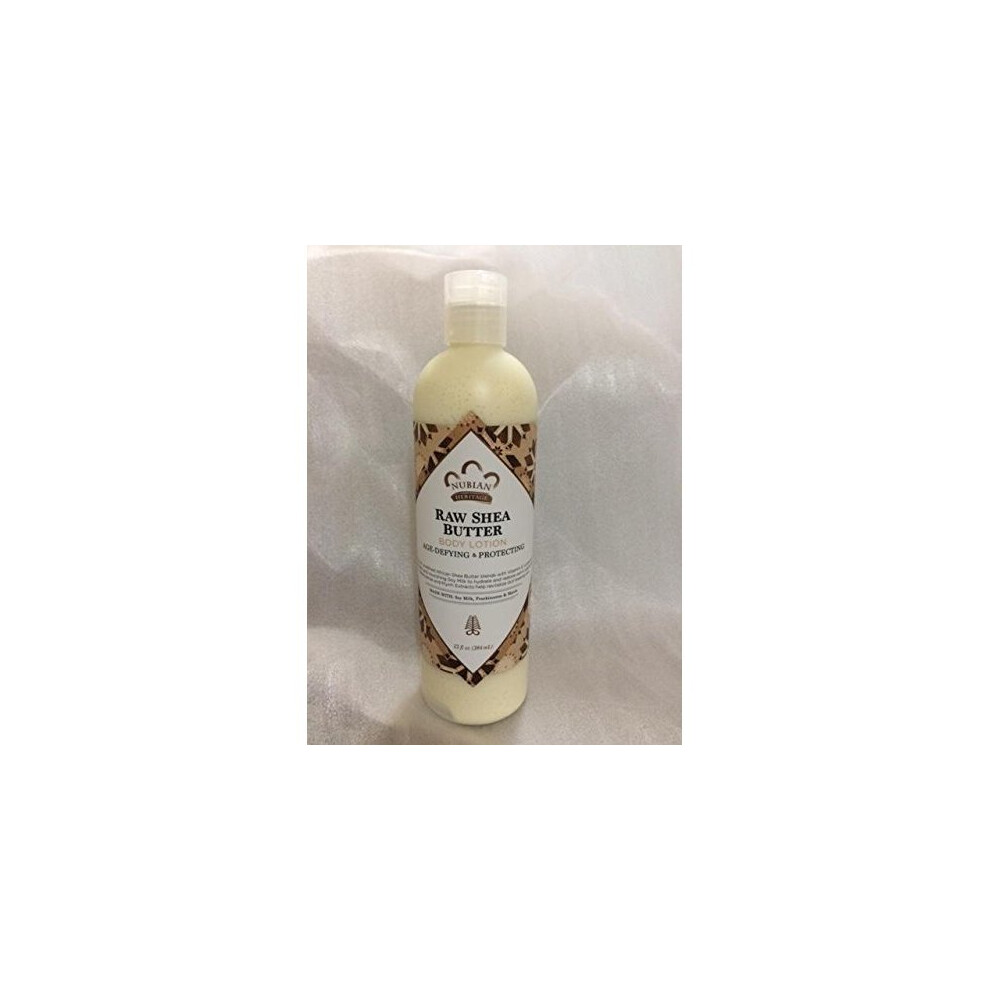 Nubian Heritage Lotion, Raw Shea And Myrrh, 13 Fluid Ounce