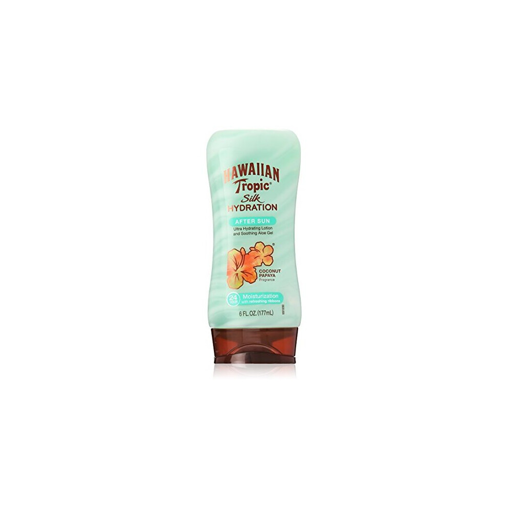 Hawaiian Tropic Silk Hydration Moisturizing Sun Care After Sun Lotion - Coconut Papaya, 6 Ounce