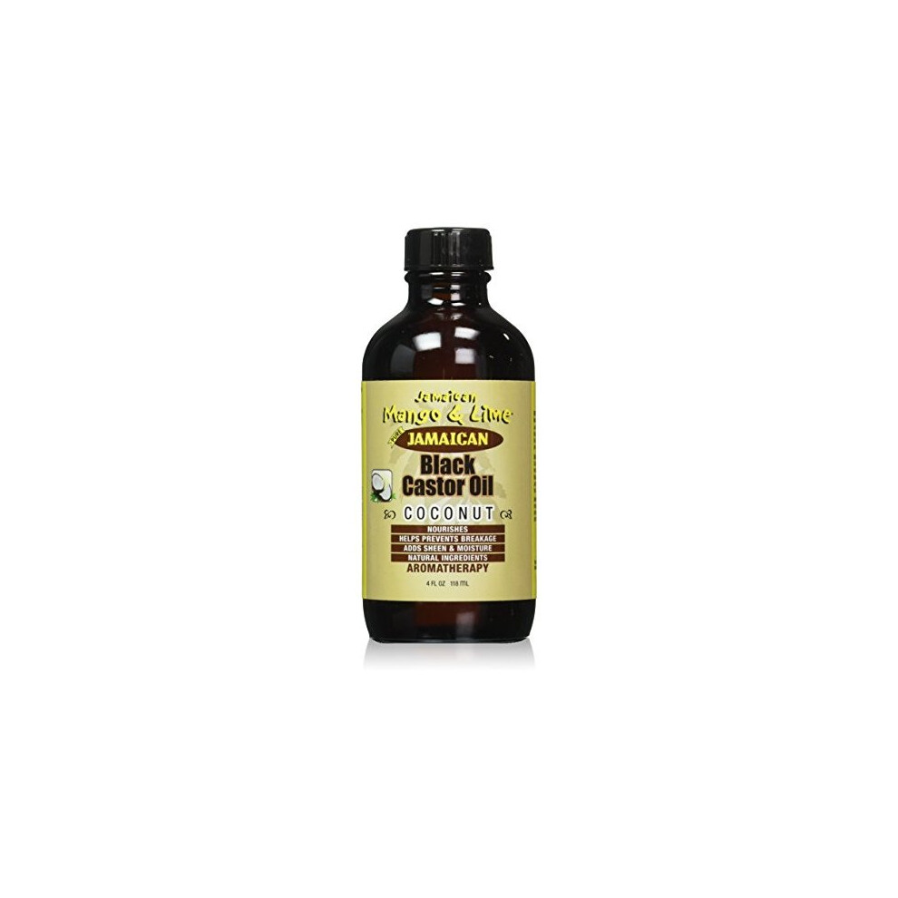 Jamaican Mango Black Castor Oil, Coconut, 4 Ounce