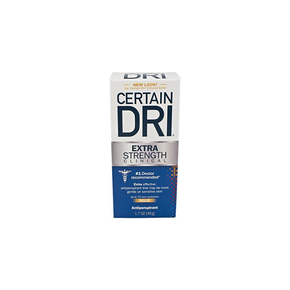 Dse Certain Dri Antiperspirant Solid For Excessive Perspiration-1.7 Oz